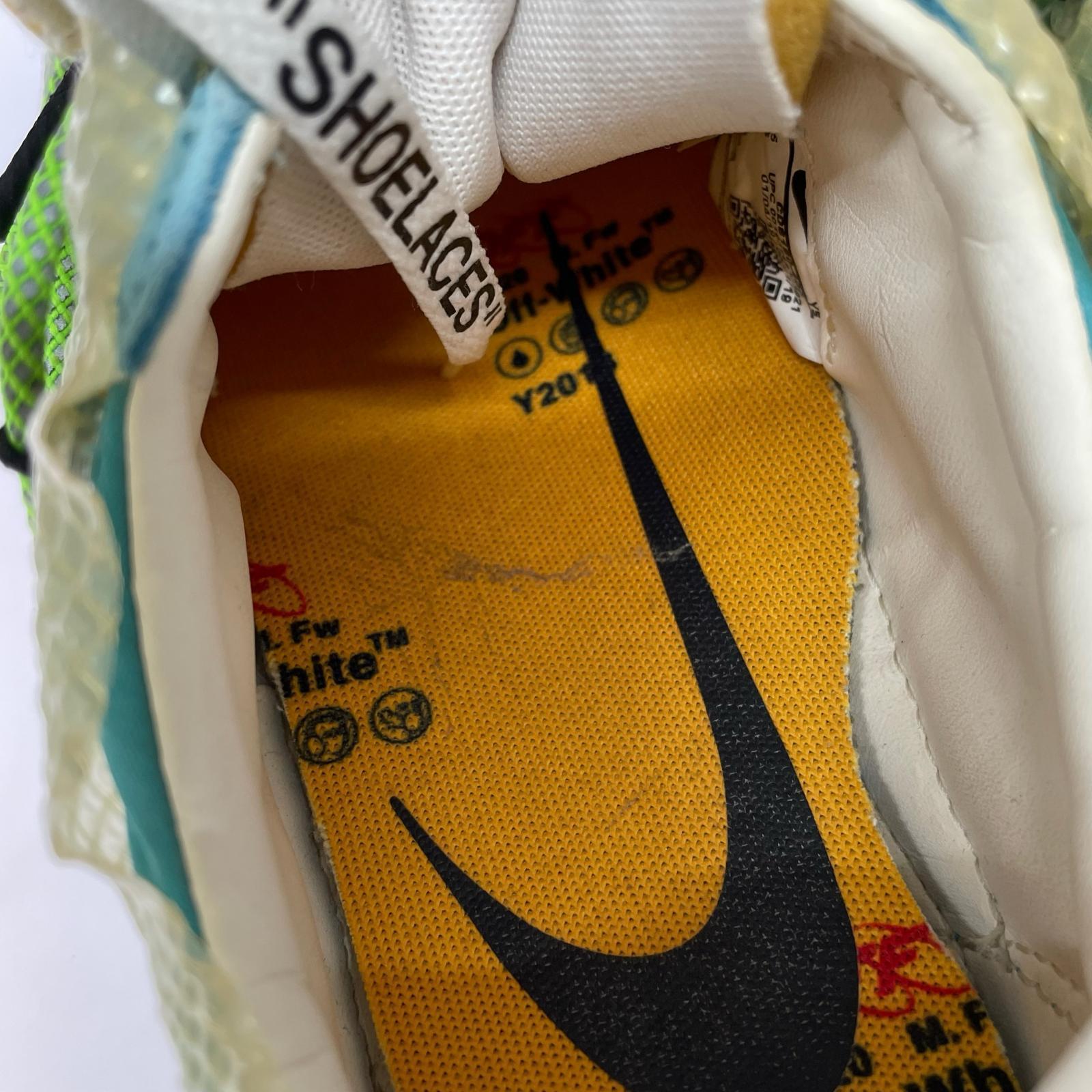 スニーカー ×Off-White WMNS Waffle Racer Vivid Sky 23.5cm (US5 1/2 UK5 EU37) グリーン