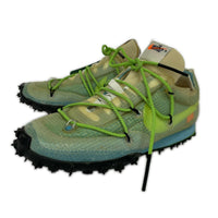 スニーカー ×Off-White WMNS Waffle Racer Vivid Sky 23.5cm (US5 1/2 UK5 EU37) グリーン