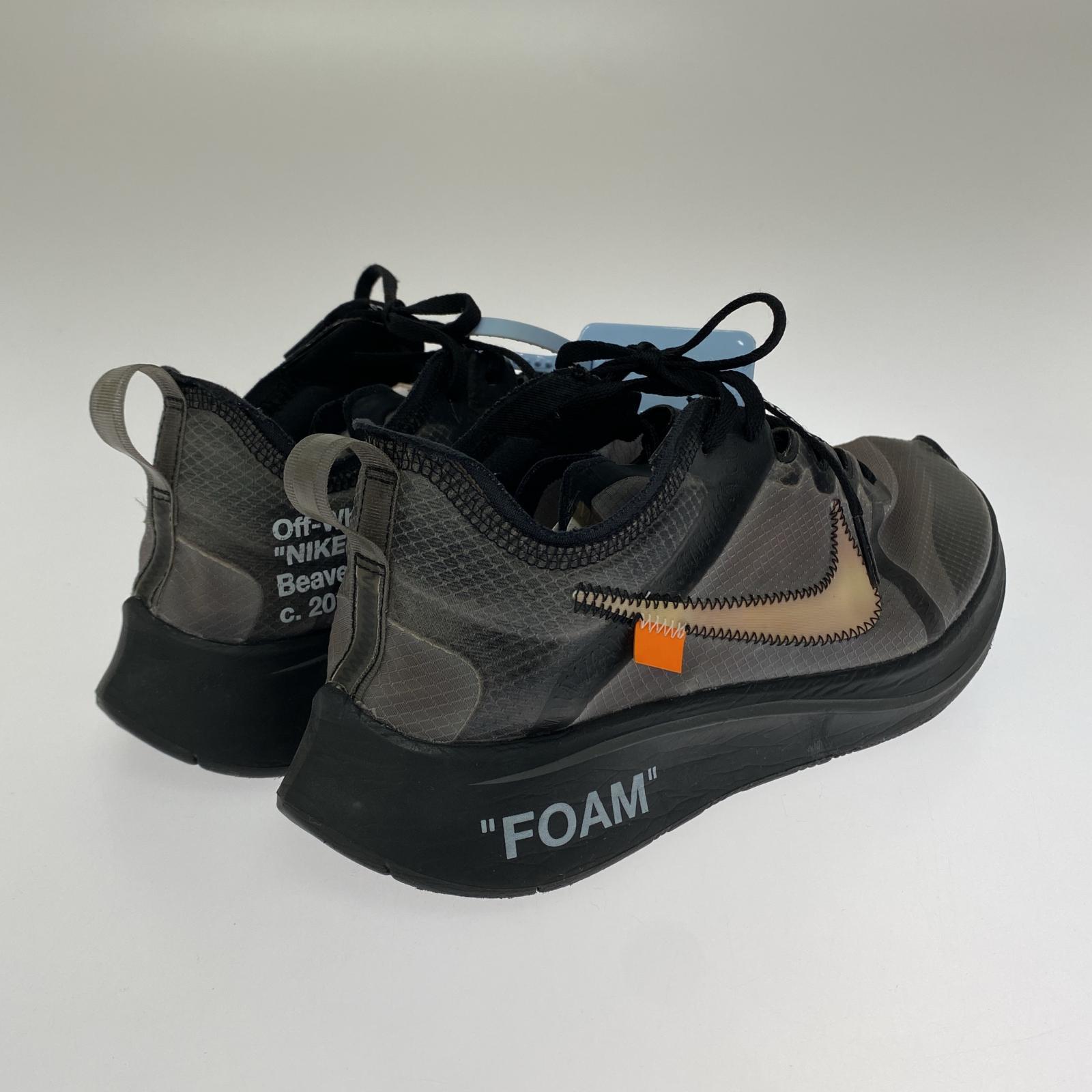 スニーカー × NIKE ZOOM FLY BLACK(26cm) ブラック