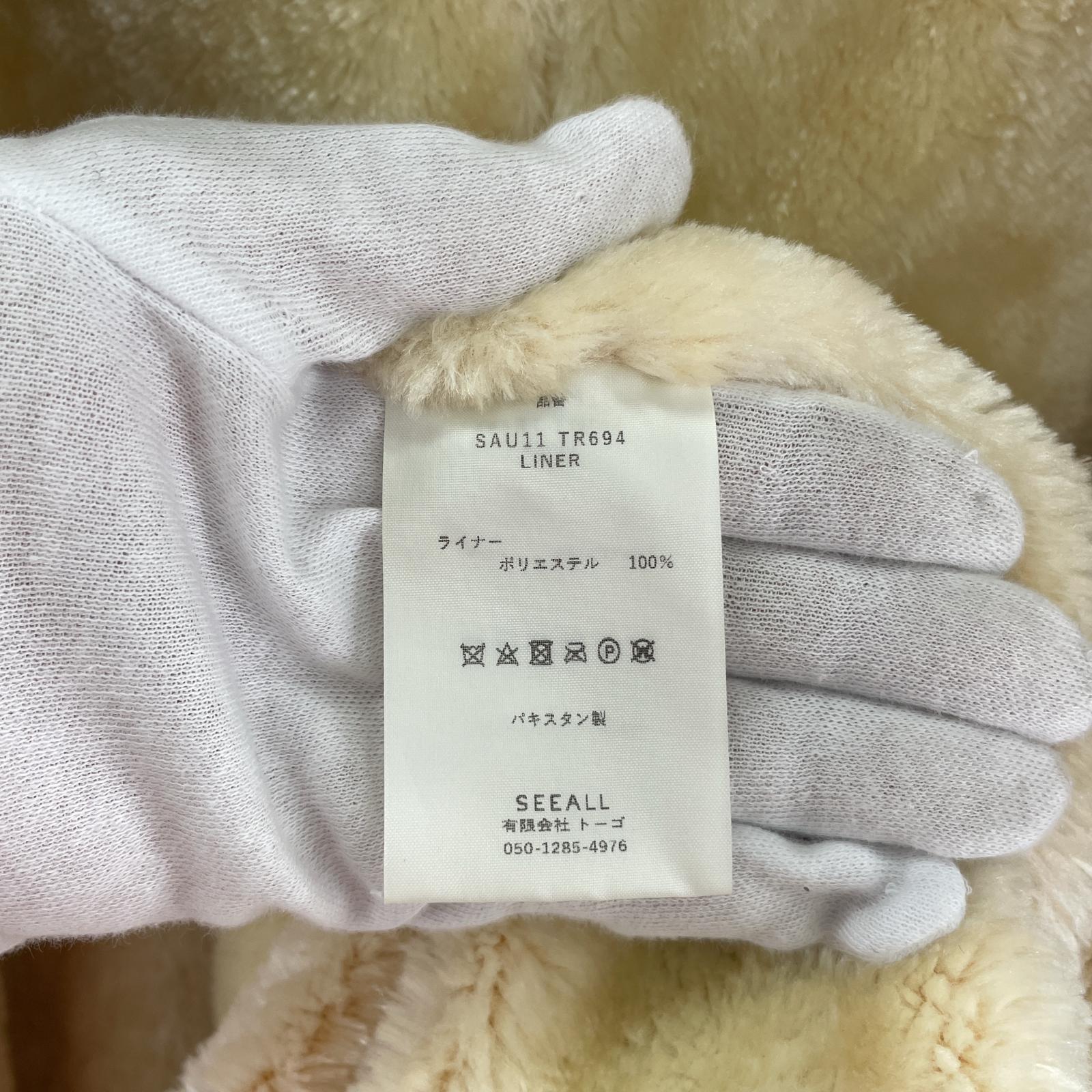 ジャケット SEEALL RECONSTRUCTED MILITARY PARKA モッズコート 2 ベージュ