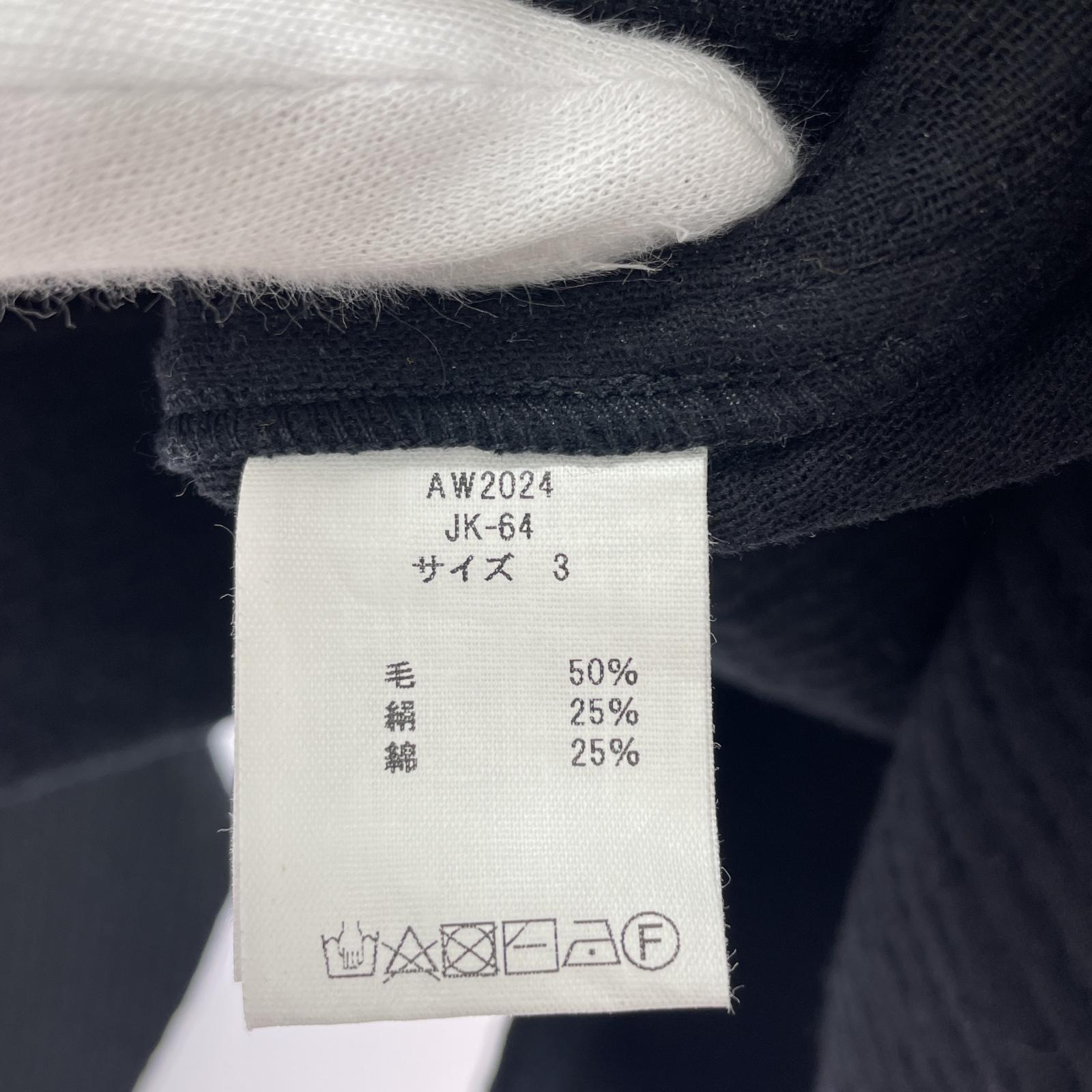 ジャケット MITTAN JK-64 中綿刺し子織ジャケット (3) ブラック
