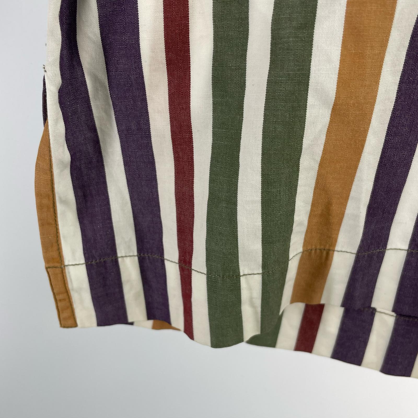 長袖シャツ im MIYAKE DESIGN STUDIO マルチストライプシャツ M マルチカラー