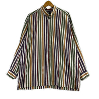 長袖シャツ im MIYAKE DESIGN STUDIO マルチストライプシャツ M マルチカラー