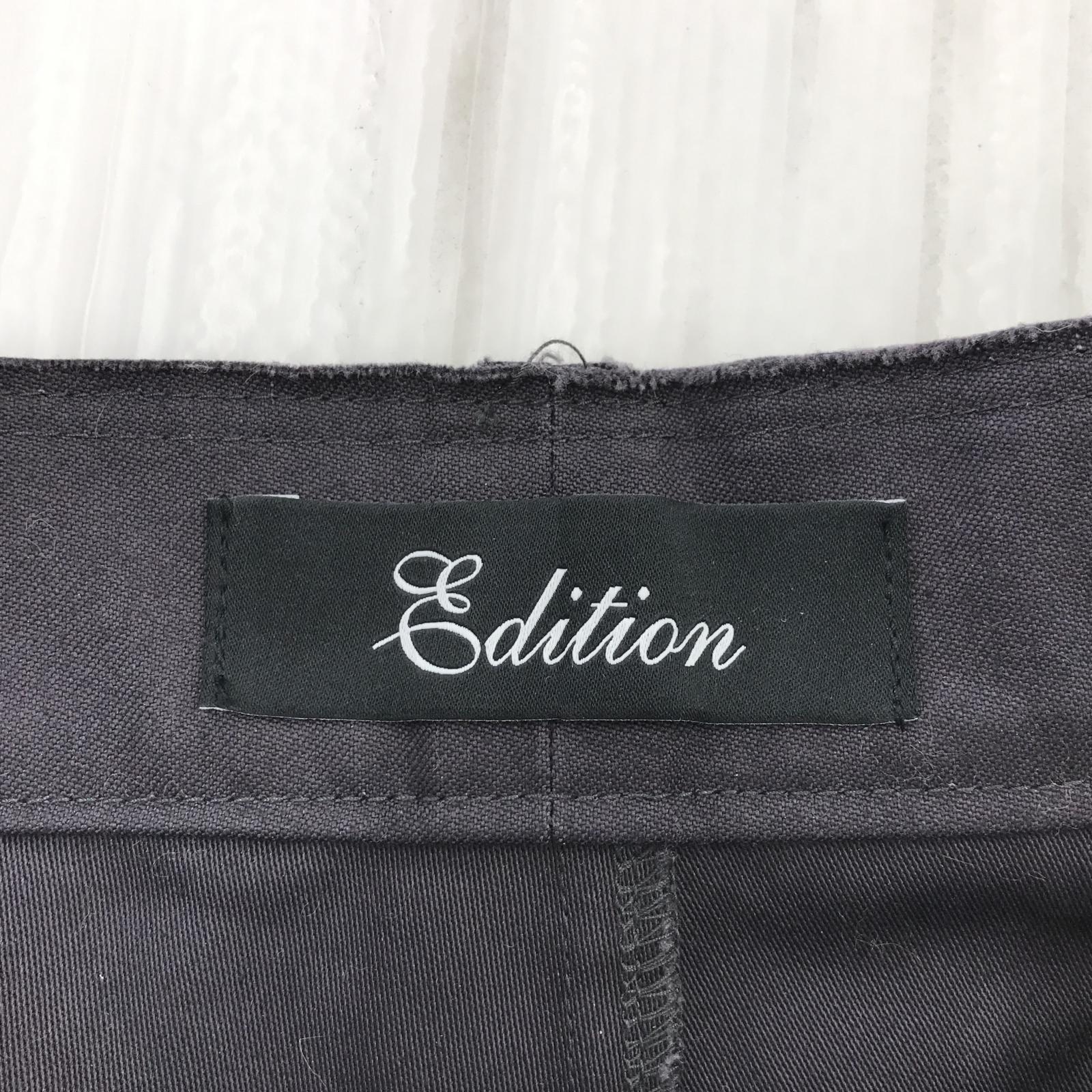 パンツ 24aw コットンミリタリー パッチワークパンツ size34 グレー