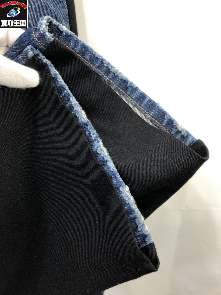 デニムパンツ 21aw デニム切替パンツ size36