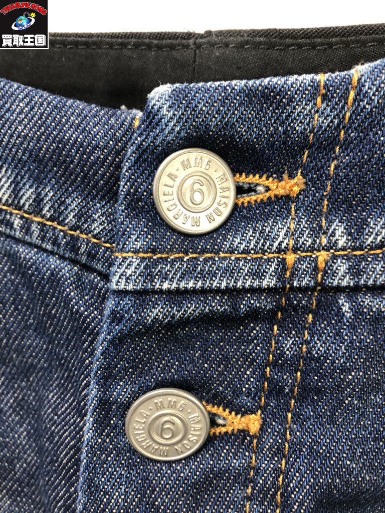 デニムパンツ 21aw デニム切替パンツ size36