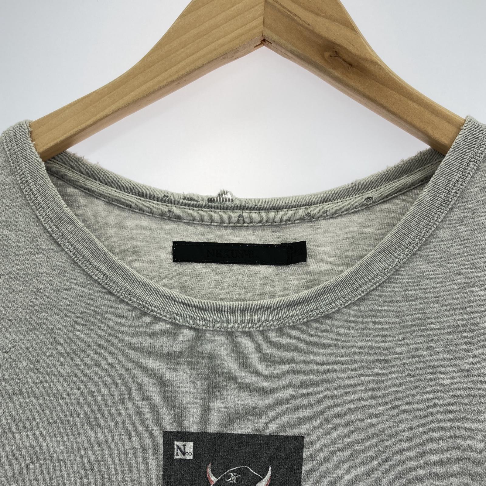 半袖Tシャツ NEXUSVII プリントTee/グレー 48 グレー