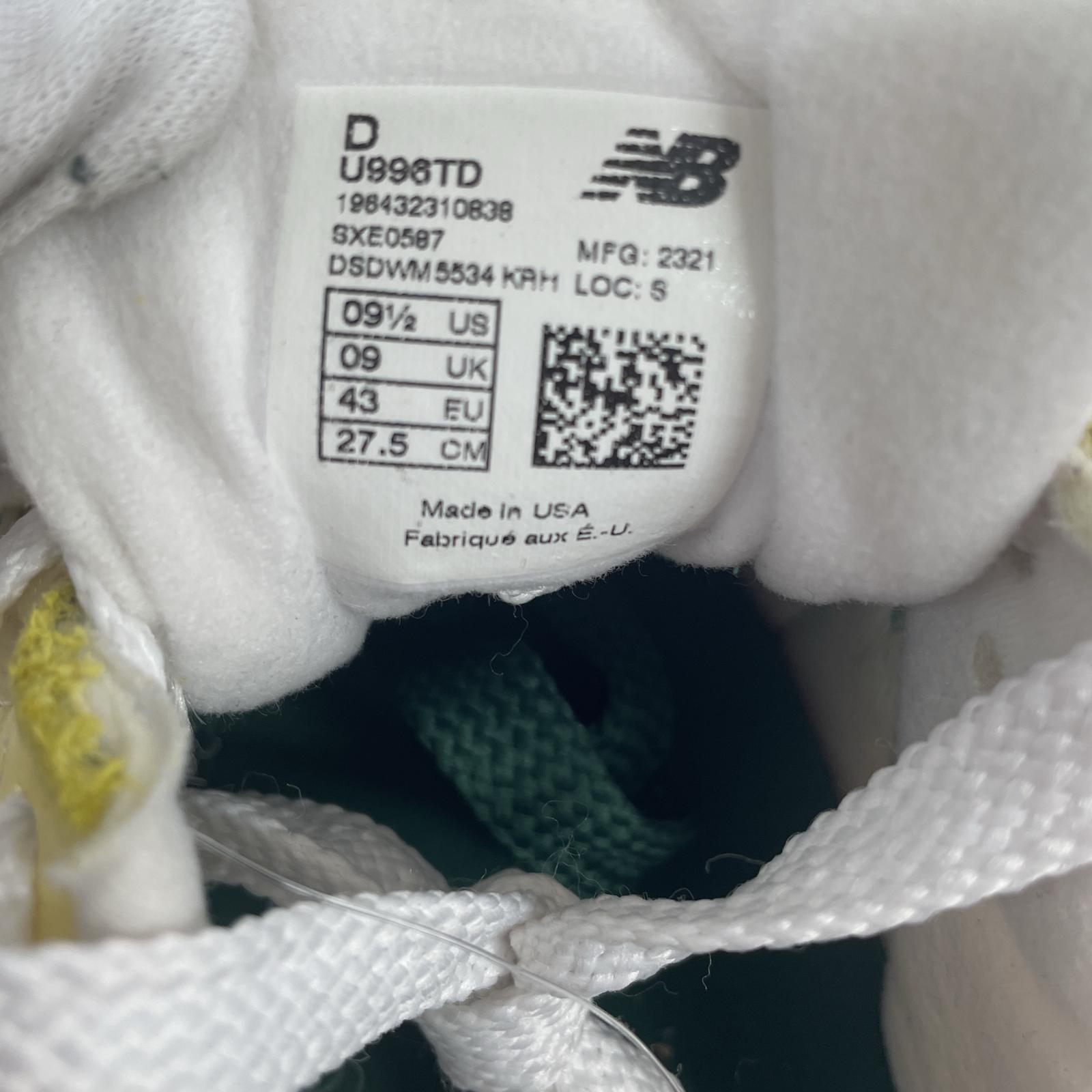 スニーカー 996 "Green/Yellow" 27.5 27.5cm (US9 1/2 UK9 EU45)
