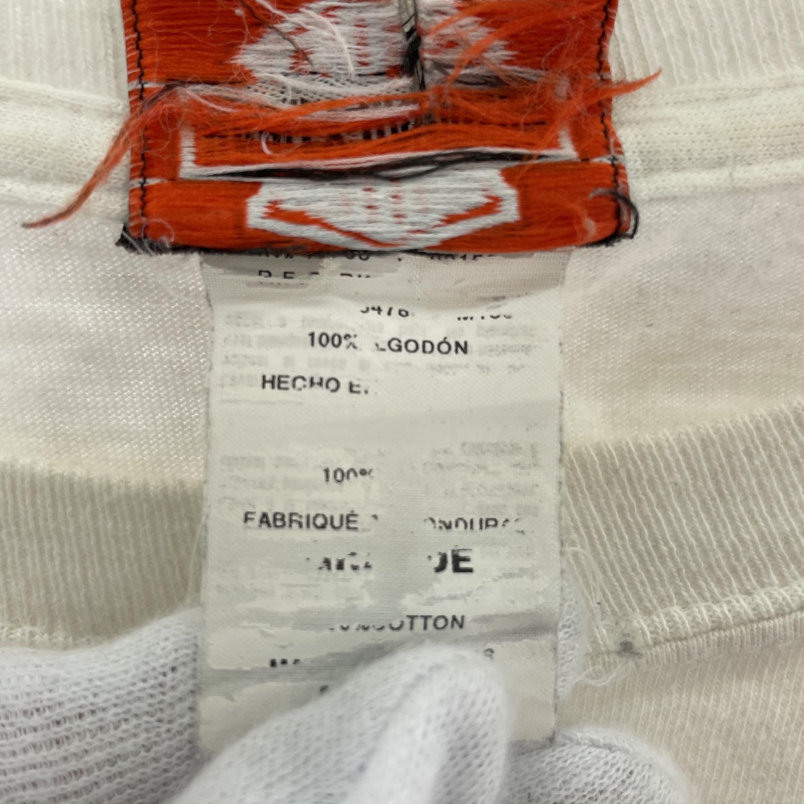 長袖Tシャツ 白 L スカル L ホワイト