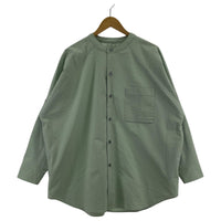 長袖シャツ W L/S Seersucker Shirts 緑 グリーン