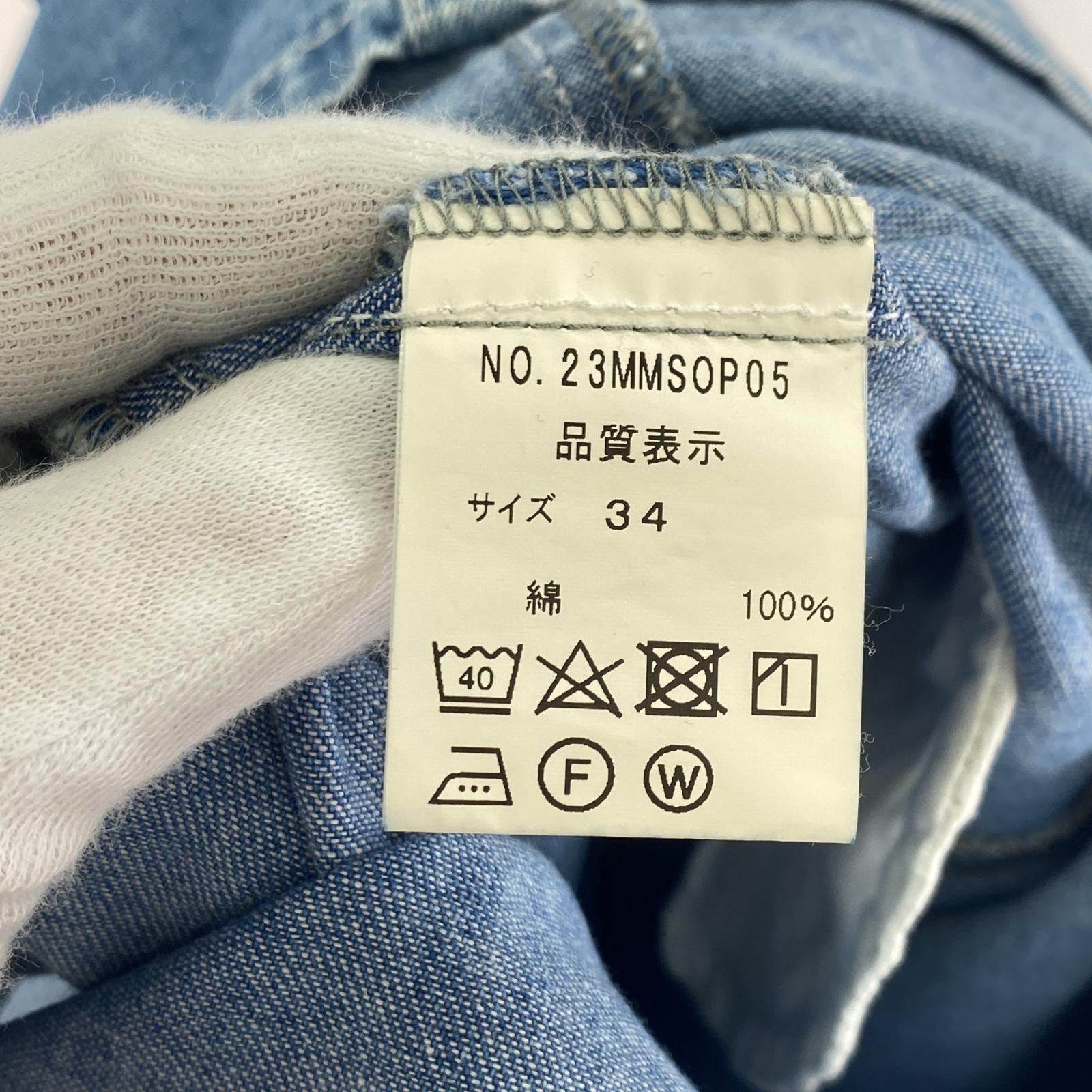 ワンピース DENIM CAMI ONEPIECE 34 23MMSOP05