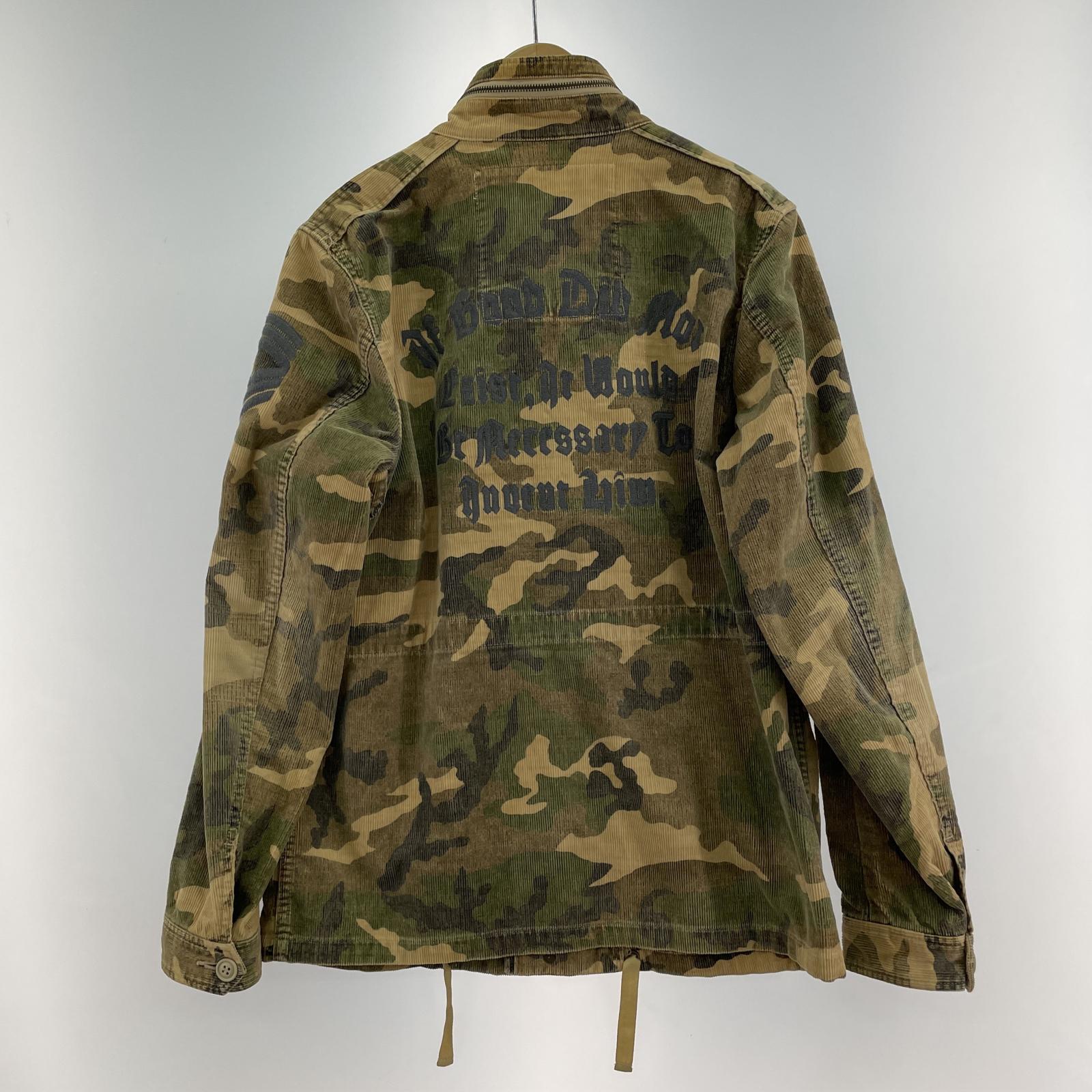 ジャケット コーデュロイ カモフラ M-65フィールドジャケット L