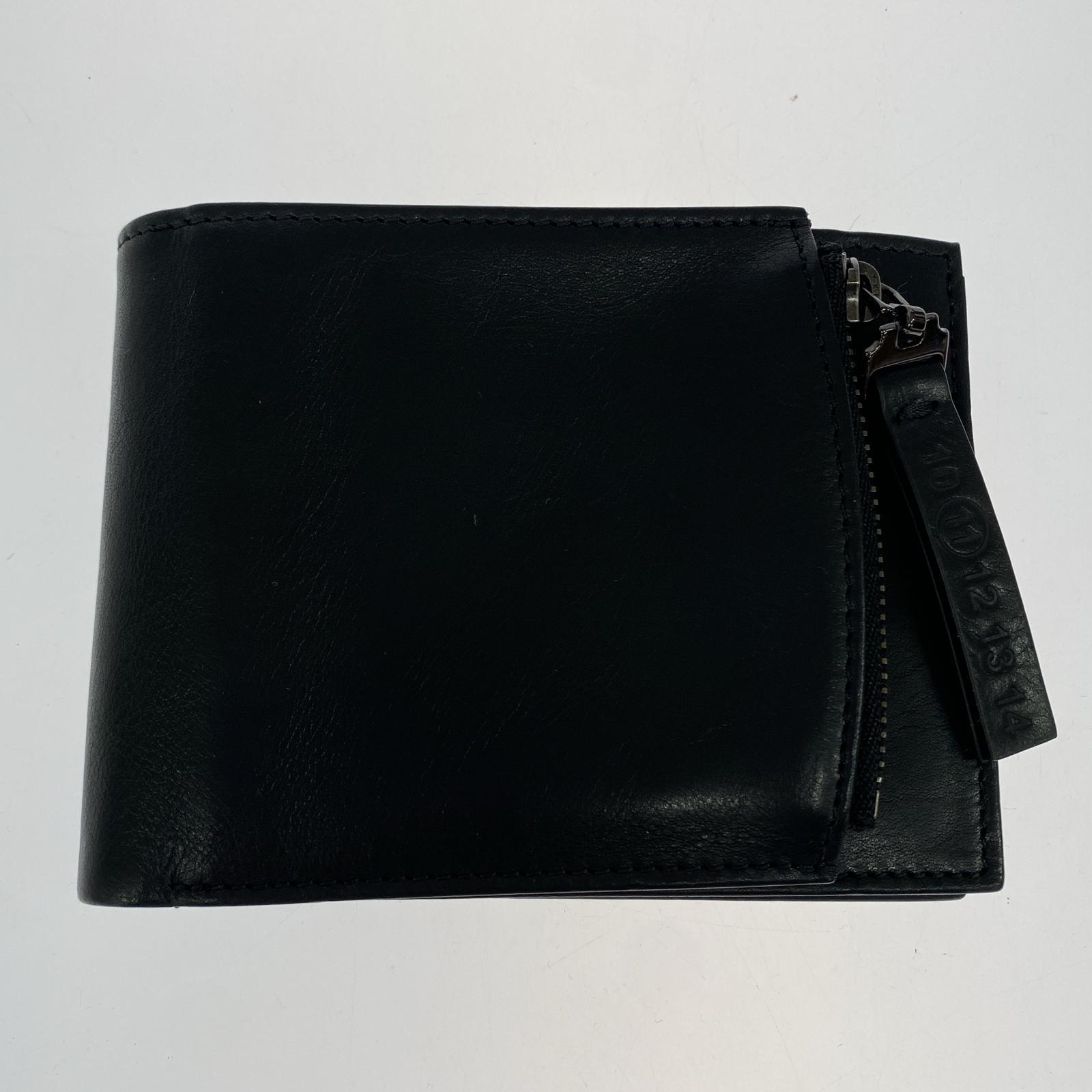 コンパクトウォレット MAISON MARGIELA コンパクトウォレット ブラック