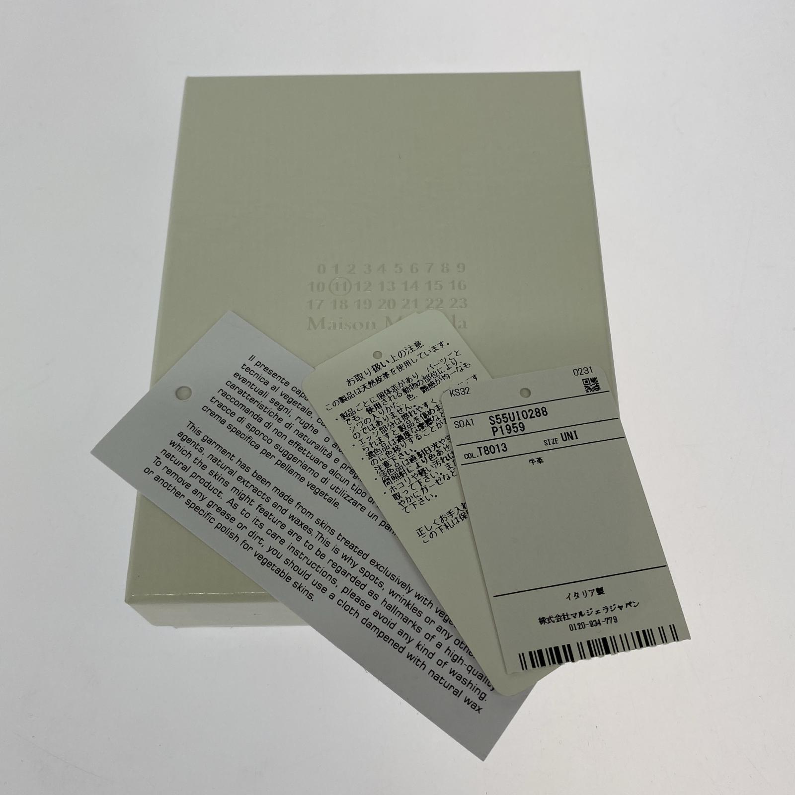 コンパクトウォレット MAISON MARGIELA コンパクトウォレット ブラック