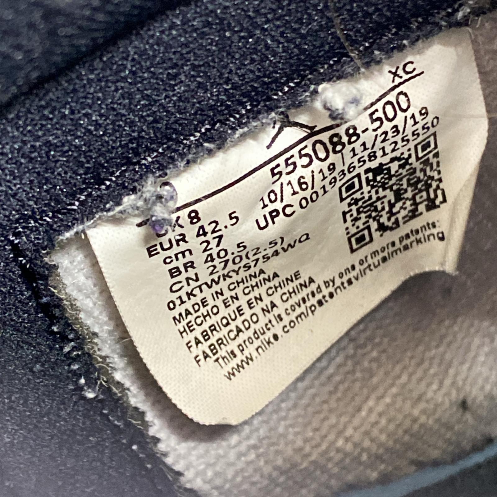スニーカー AIR JORDAN 1 RETRO HIGH 27.0cm 27cm (US9 UK8 1/2 EU44)
