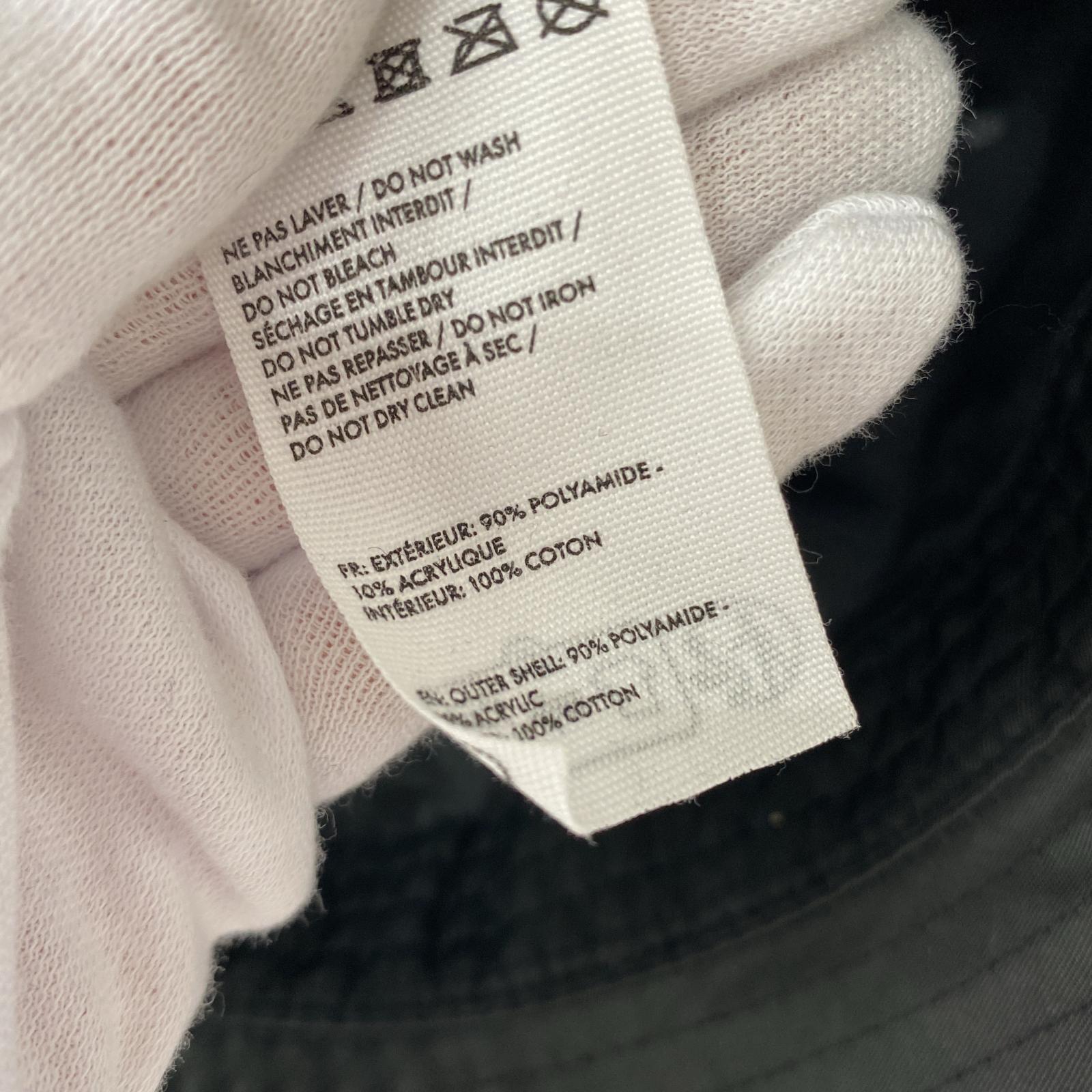 ハット JACQUEMUS The Ovalie bucket hat バケットハット ブラック ブラック