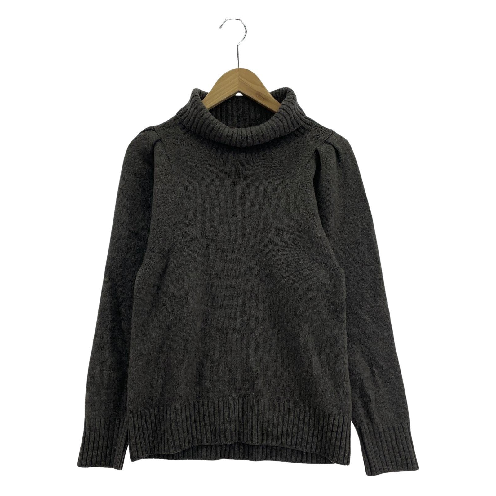 ニット Plage タートルネックニット size36 ブラウン