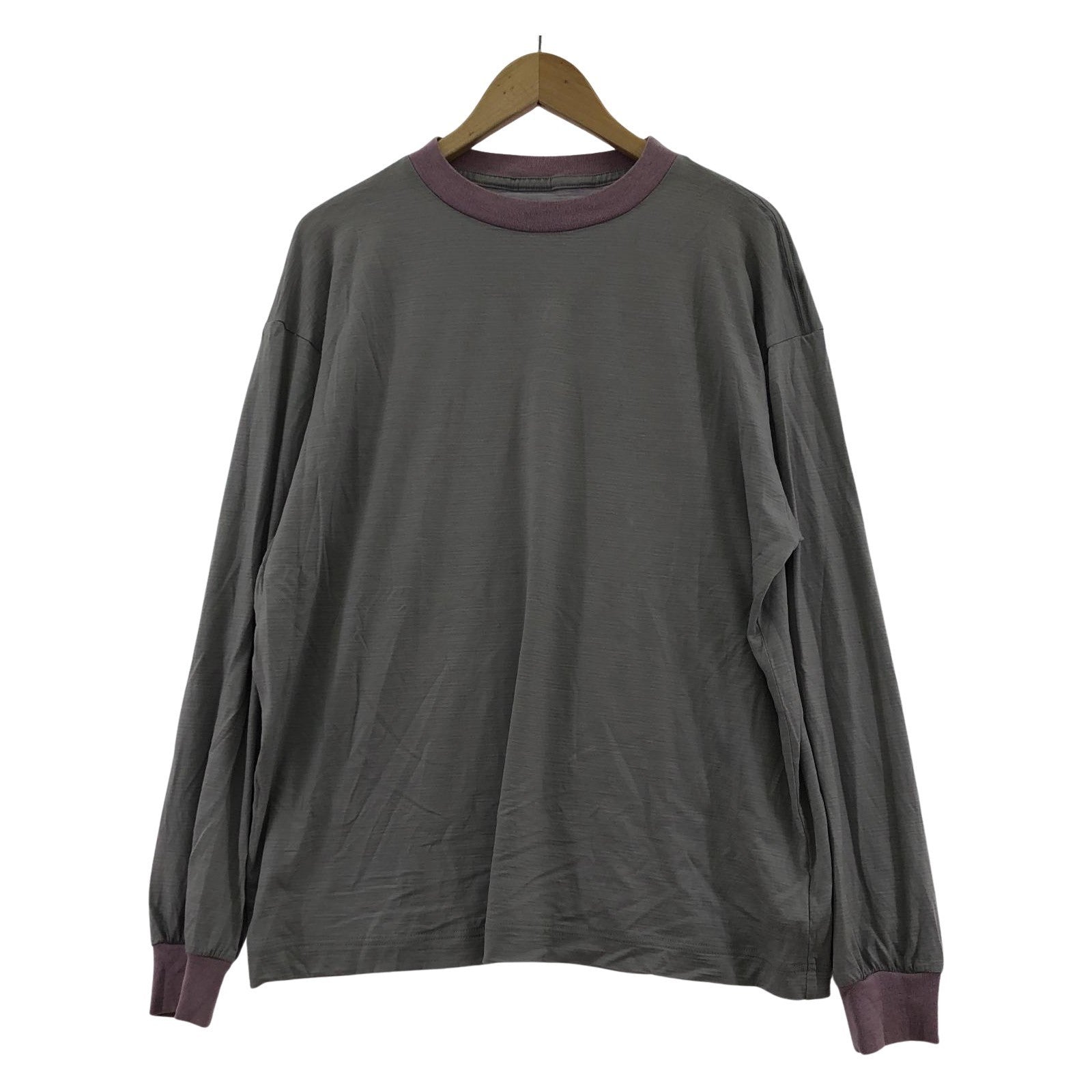 長袖Tシャツ ONC MERINO メリノウールカットソー グレー