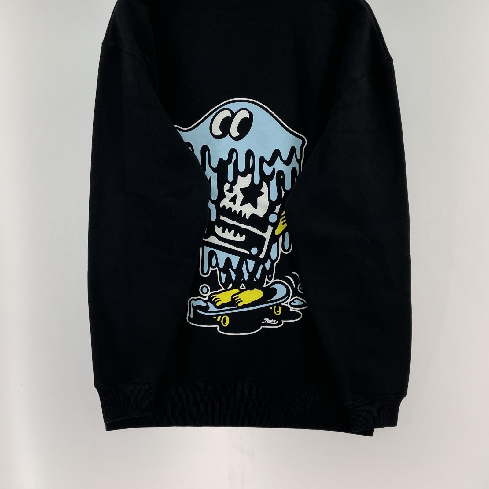 パーカー どろどろくん hoodie L L ブラック