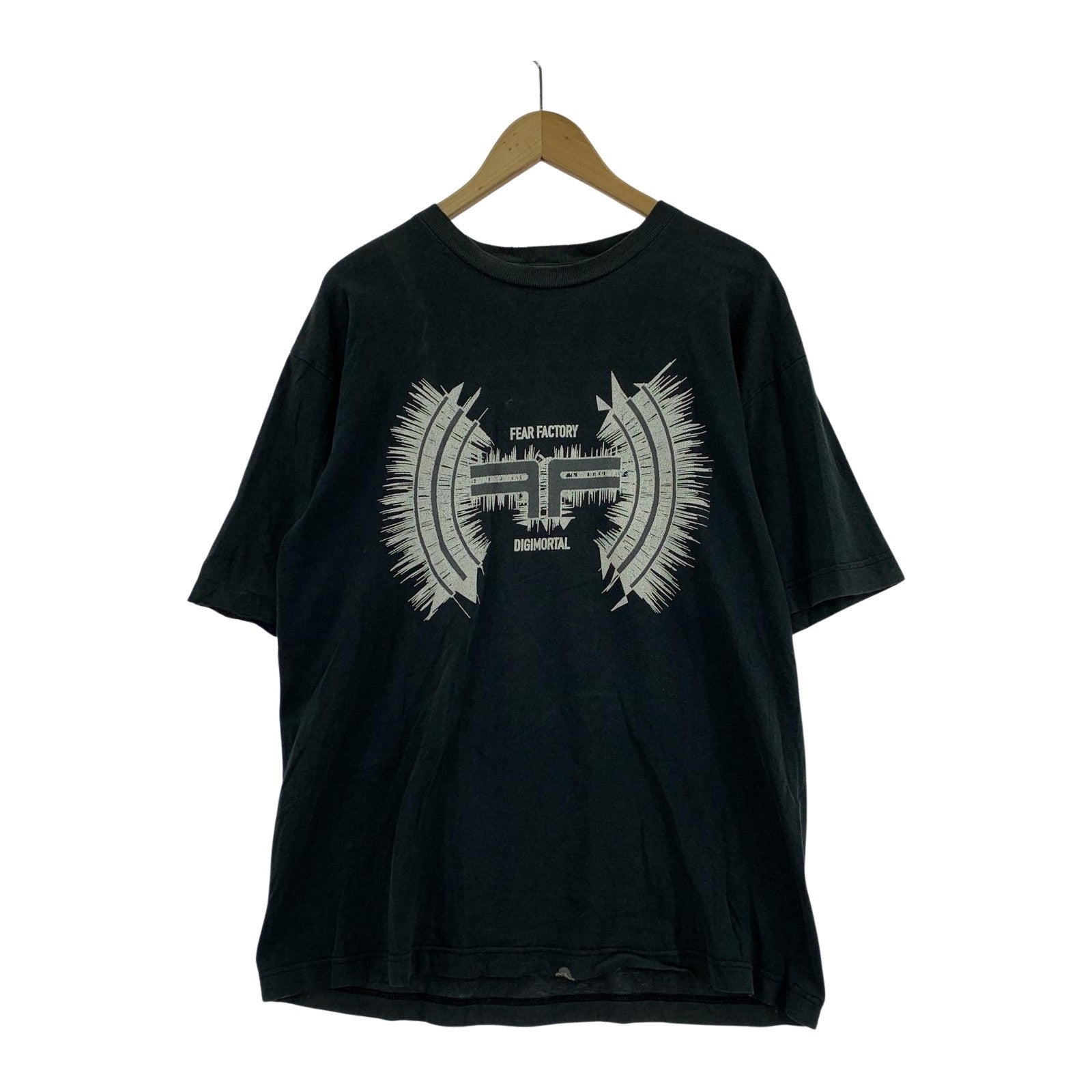半袖Tシャツ 00s FEAR FACTORY DIGIMORTAL バンドTシャツ ブラック ブラック
