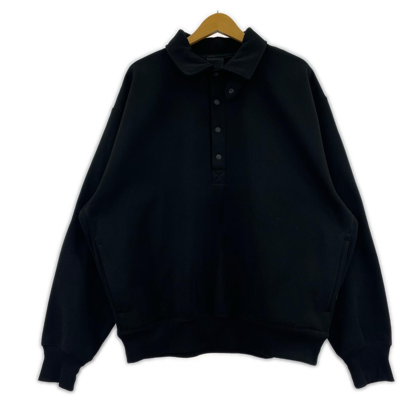 スウェット TECH SWEAT SNAP PULLOVER L ブラック