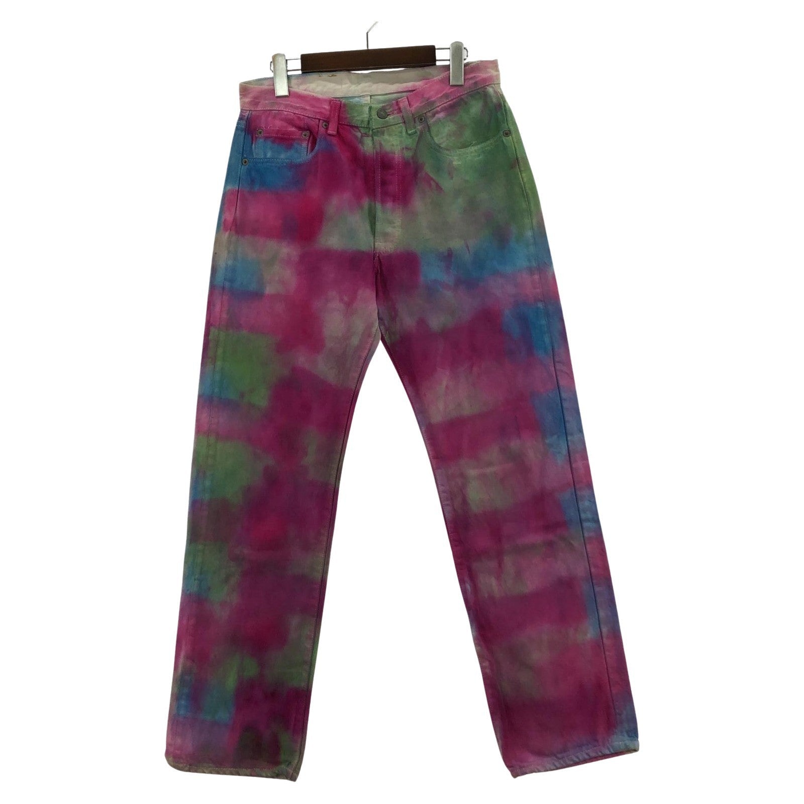 デニムパンツ 80s- tie-dye denim pant マルチカラー