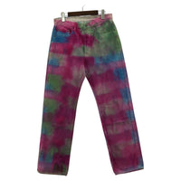 デニムパンツ 80s- tie-dye denim pant マルチカラー