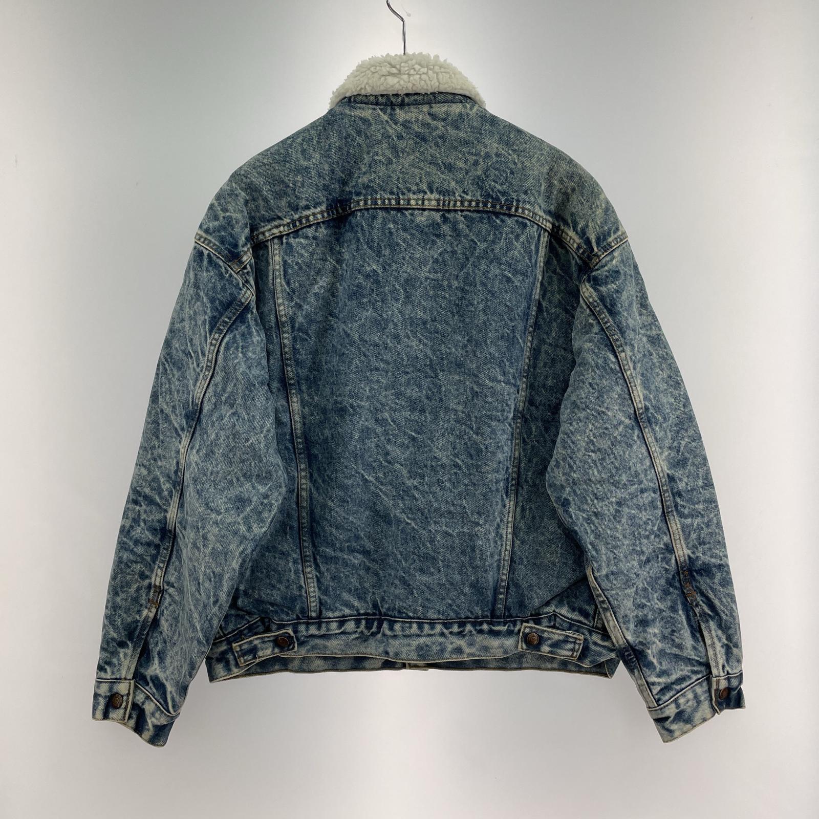デニムジャケット 80s boa denim jacket 42R L ブルー