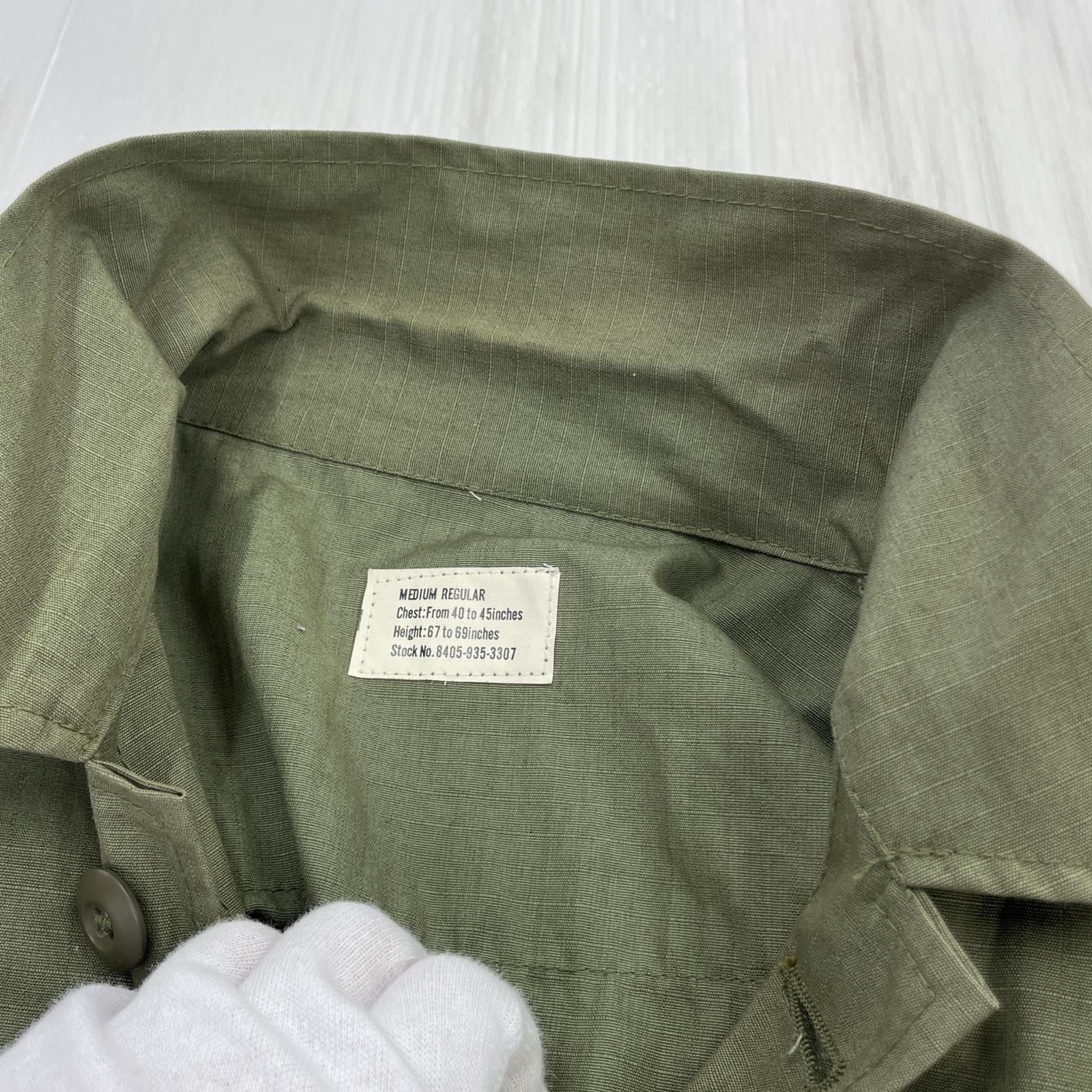 ミリタリージャケット 4th jungle fatigue jacket M M グリーン