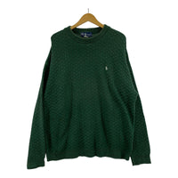 ニット 80s cotton knit green L L グリーン