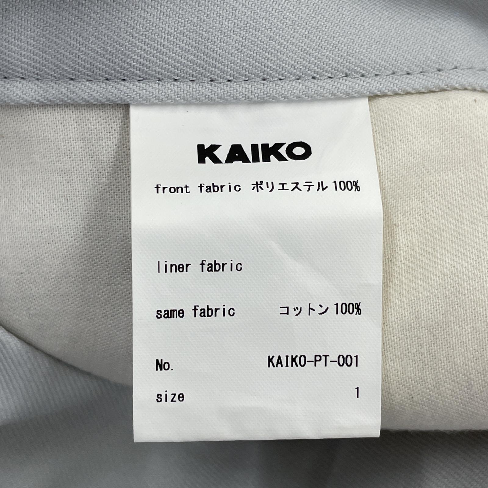 パンツ KAIKO センタープレススラックス (1) ライトグレー 1 グレー