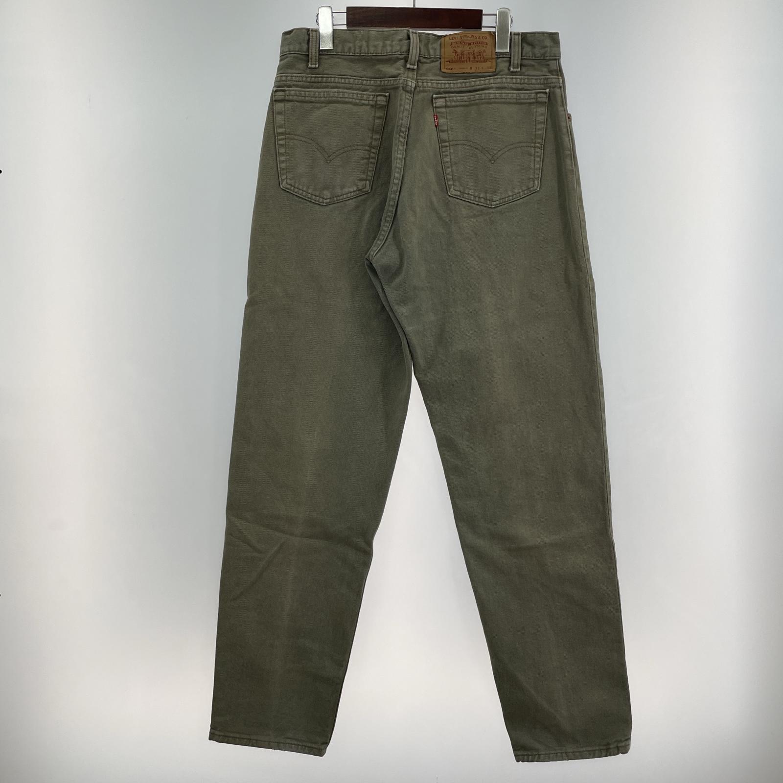 デニムパンツ 550 カーキ W34 グリーン