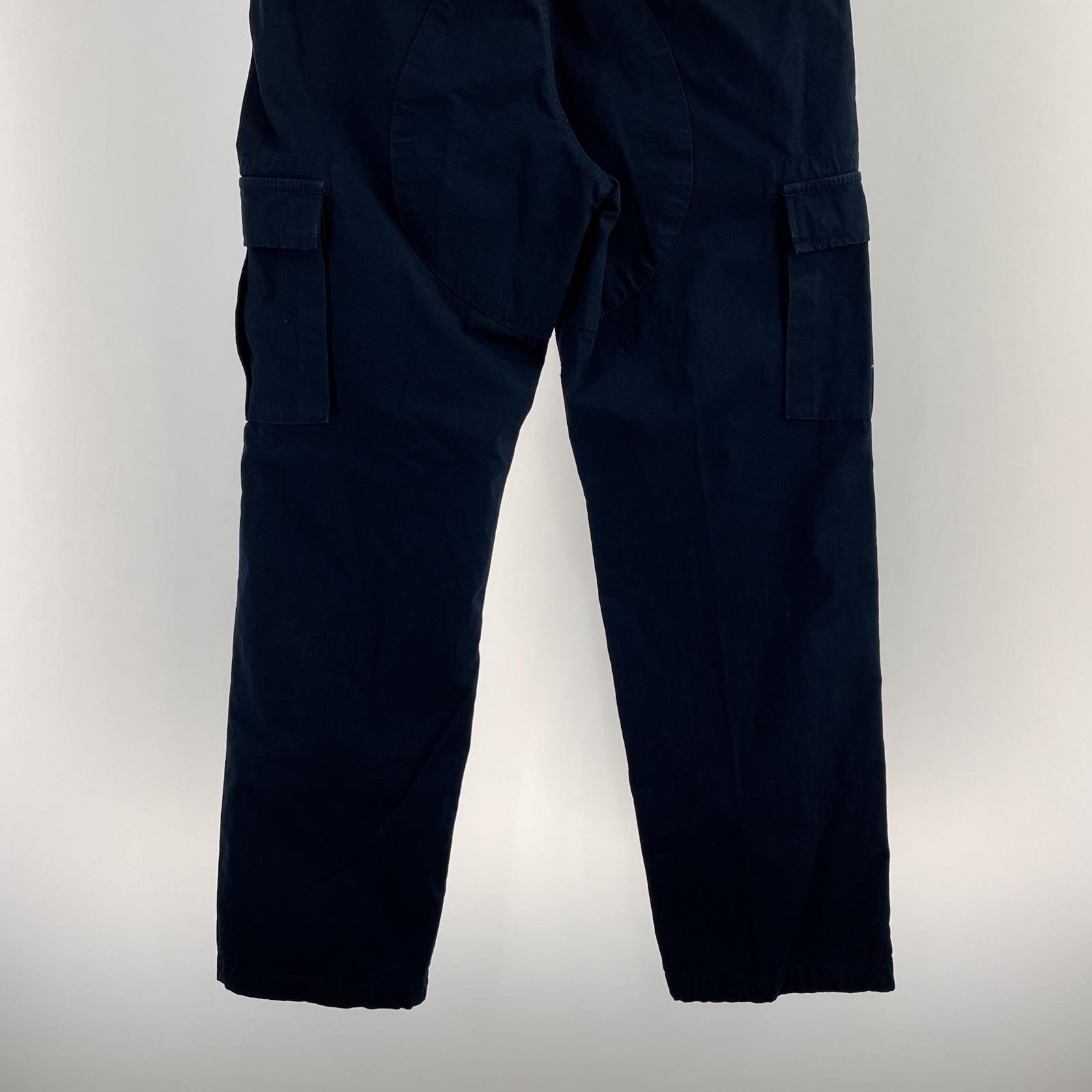 その他ボトムス STUSSY リップストップ カーゴパンツ 紺 32 ネイビー