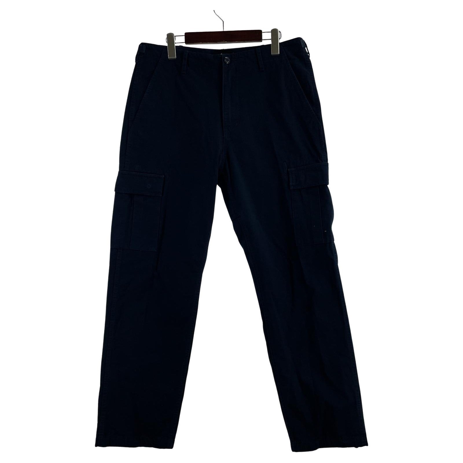 その他ボトムス STUSSY リップストップ カーゴパンツ 紺 32 ネイビー