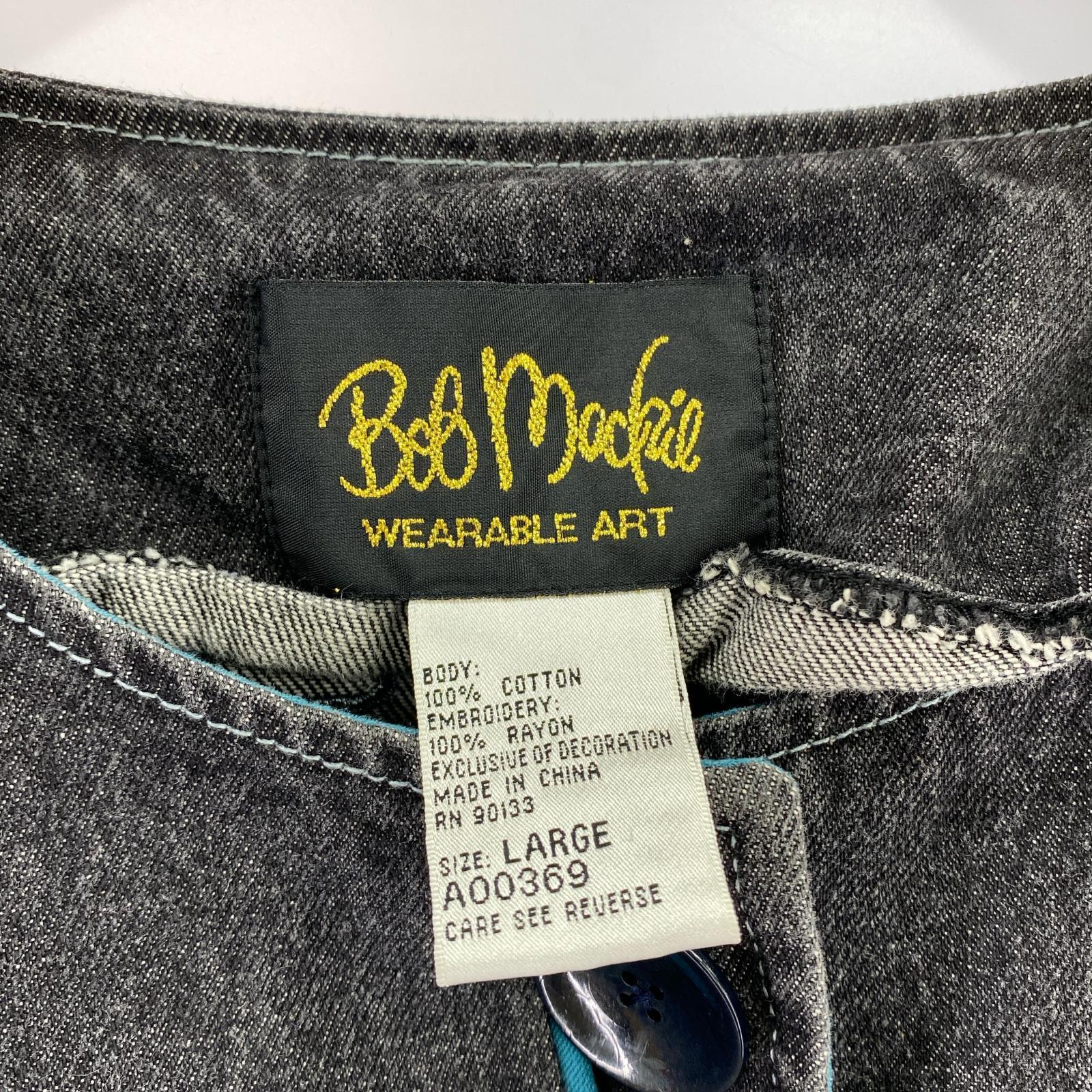 ジャケット Bob Mackie 刺繍ジャケット L ブラック