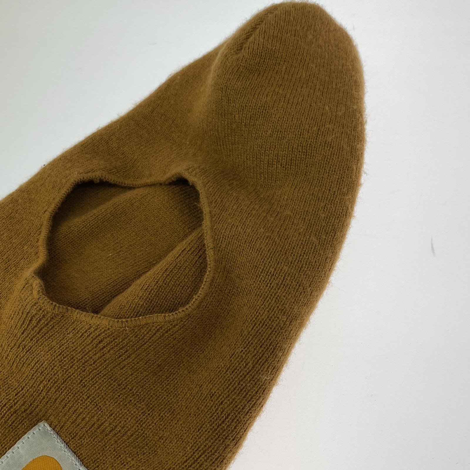 その他帽子 KNIT INSULATED FACE MASK ブラウン