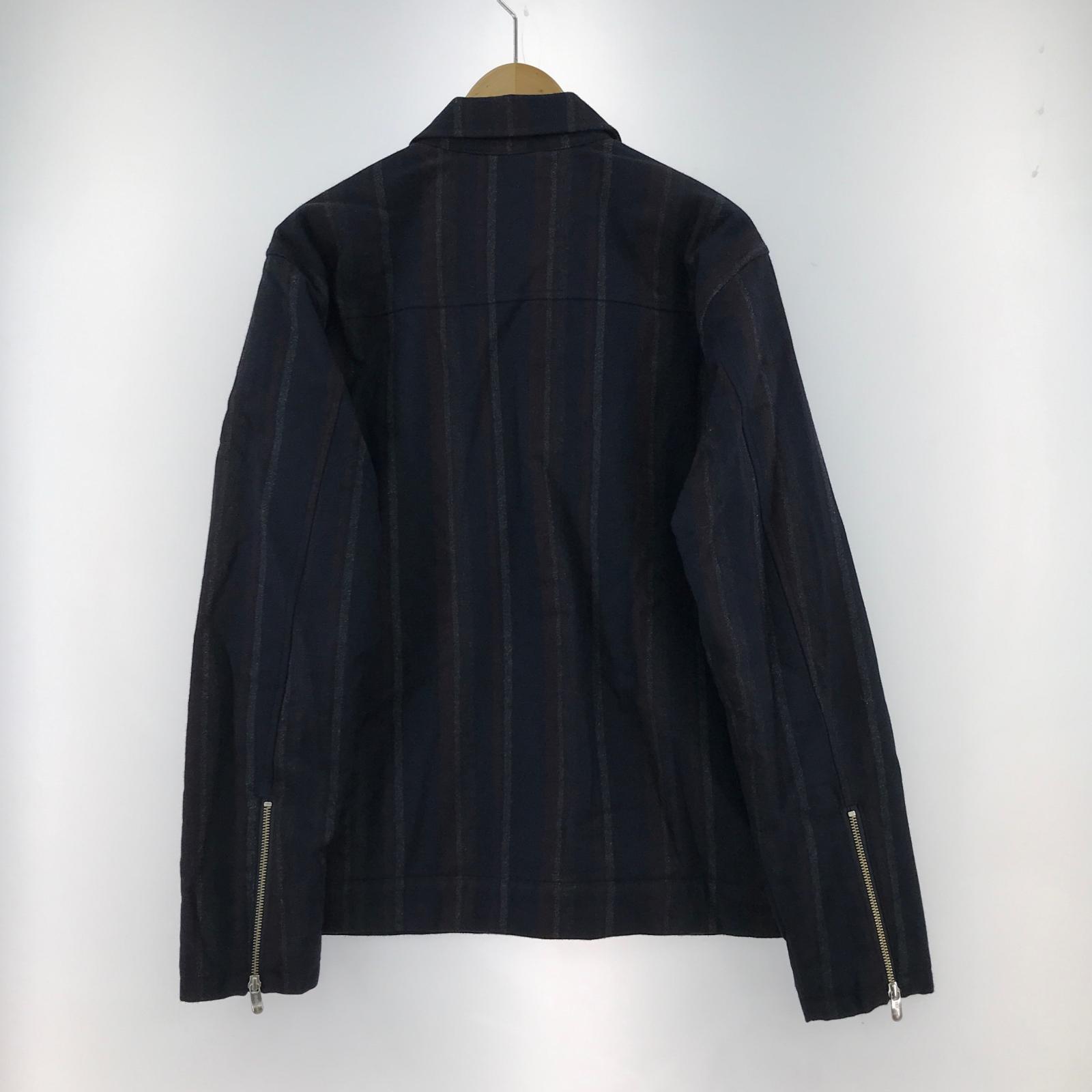 ジャケット ストライプ ボンバージャケット (LL)NVY LL ネイビー