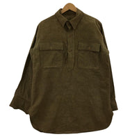 長袖Tシャツ 30s~40s US.ARMY プルオーバーシャツ ブラウン