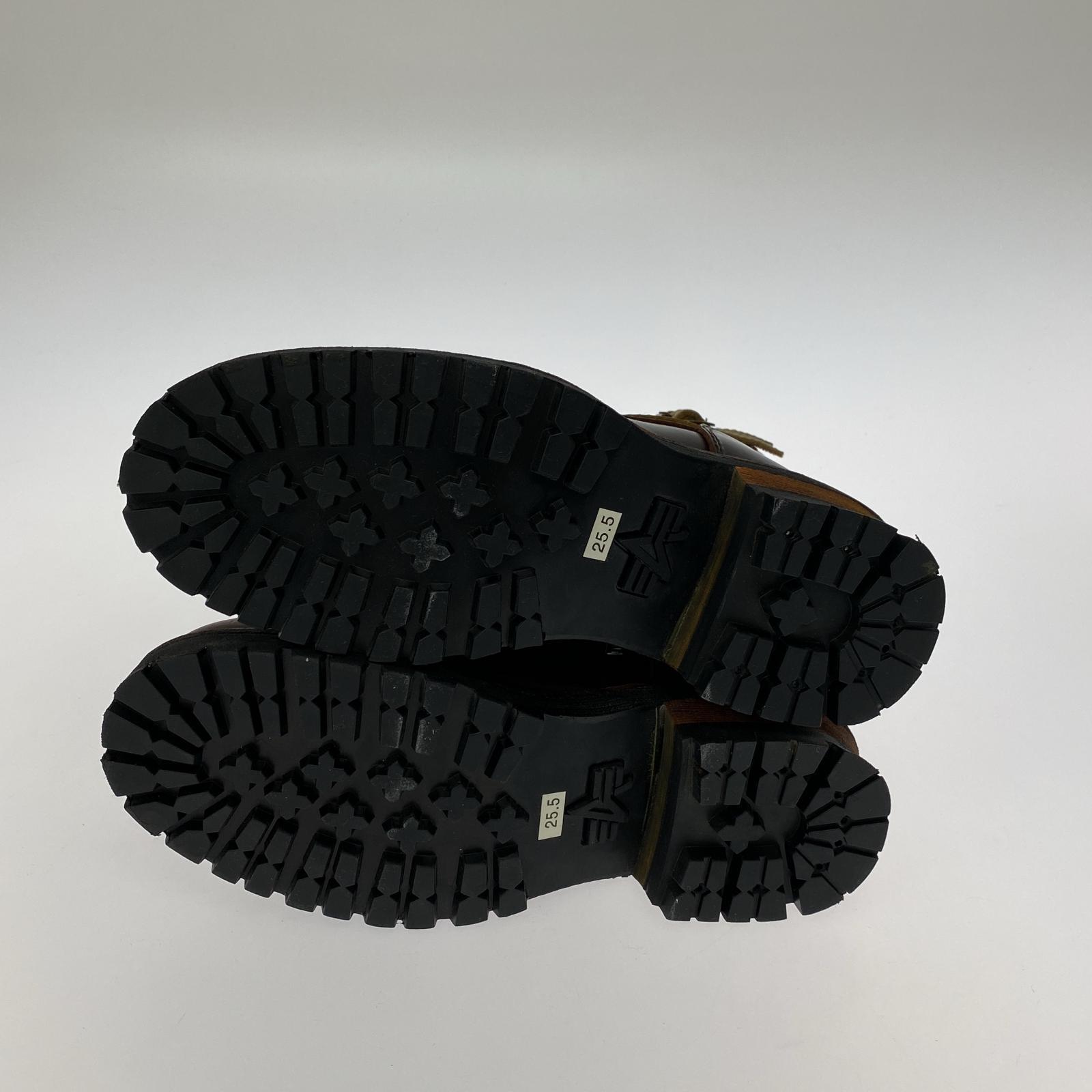 ブーツ バイカーエンジニアブーツ 25.5cm 25.5cm (US7 1/2 UK7 EU41) ブラウン