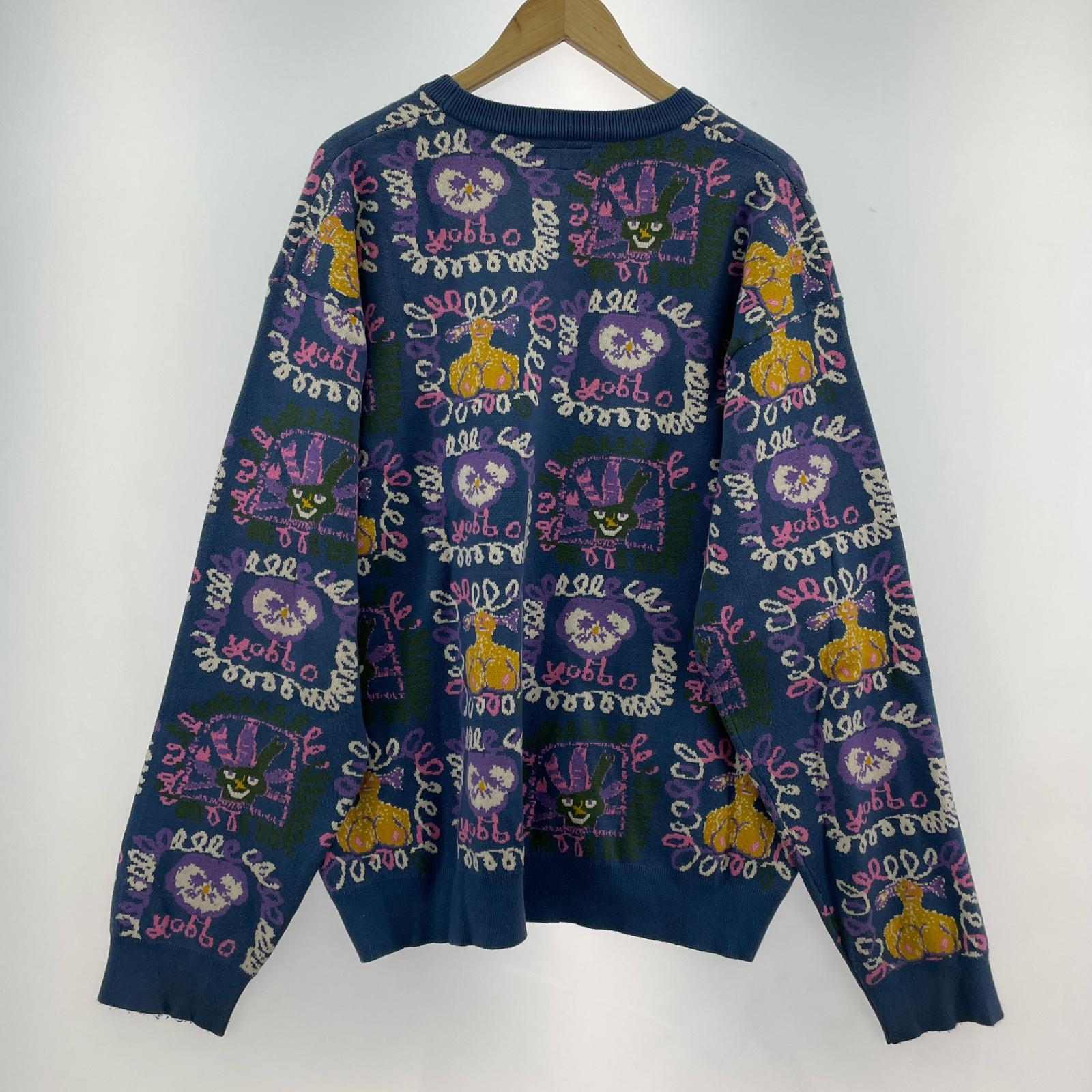 ニット L/S総柄プルオーバーニット (XL)