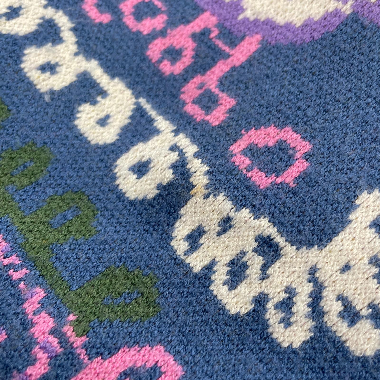 ニット L/S総柄プルオーバーニット (XL)