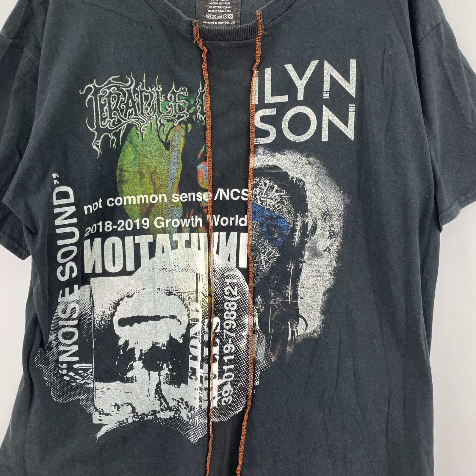 半袖Tシャツ NCS 再構築TEE 黒 (-) ブラック