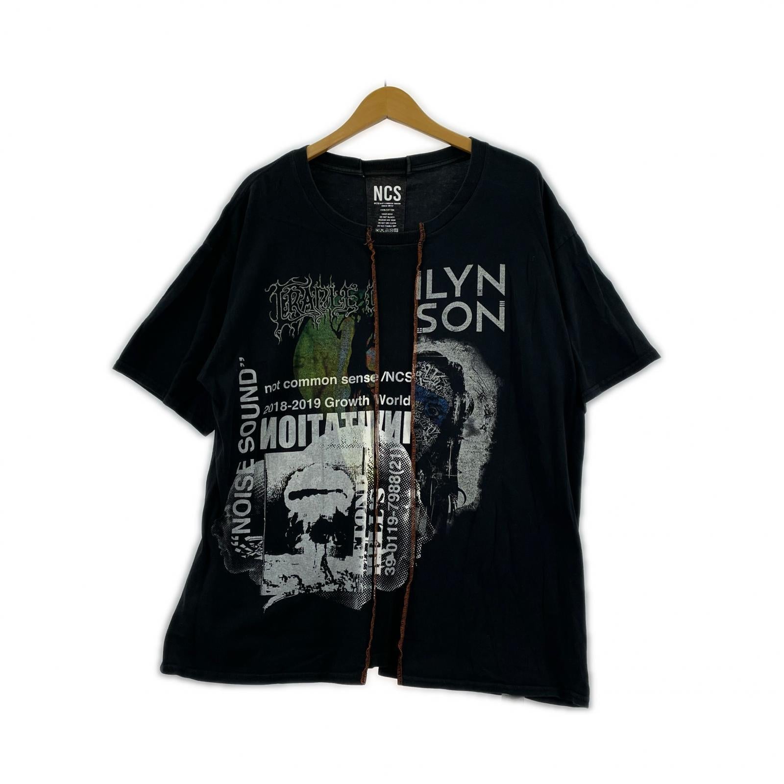 半袖Tシャツ NCS 再構築TEE 黒 (-) ブラック