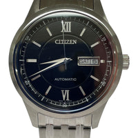 腕時計 CITIZEN アナログ 自動巻き腕時計 黒 シルバー