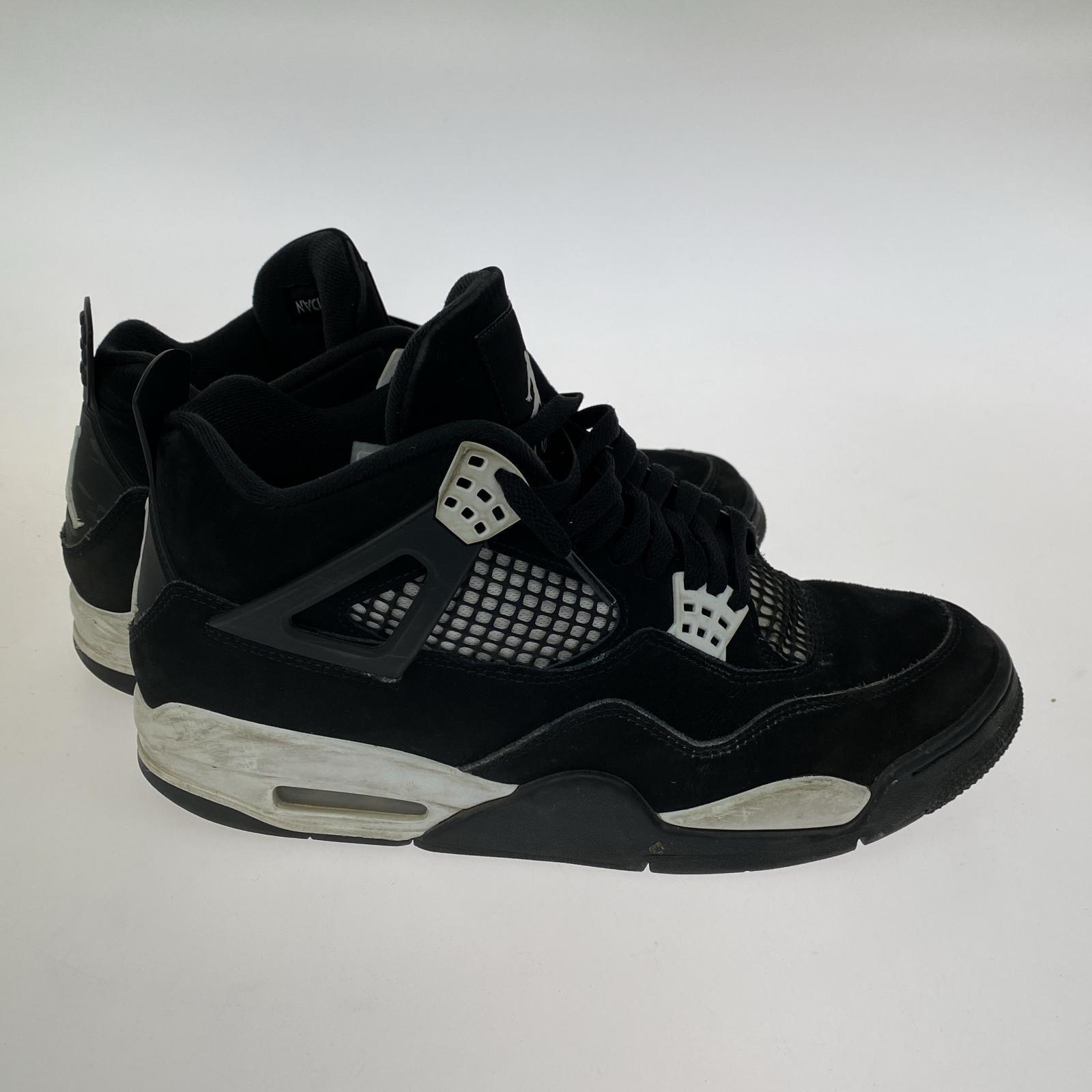 スニーカー Air Jordan 4 Retro White Thunder 28.5cm (US10 1/2 UK10 EU47) ブラック