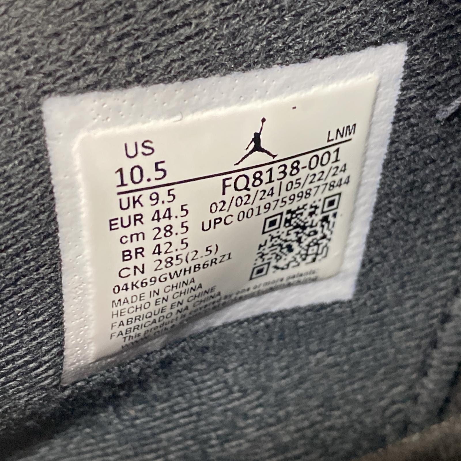 スニーカー Air Jordan 4 Retro White Thunder 28.5cm (US10 1/2 UK10 EU47) ブラック