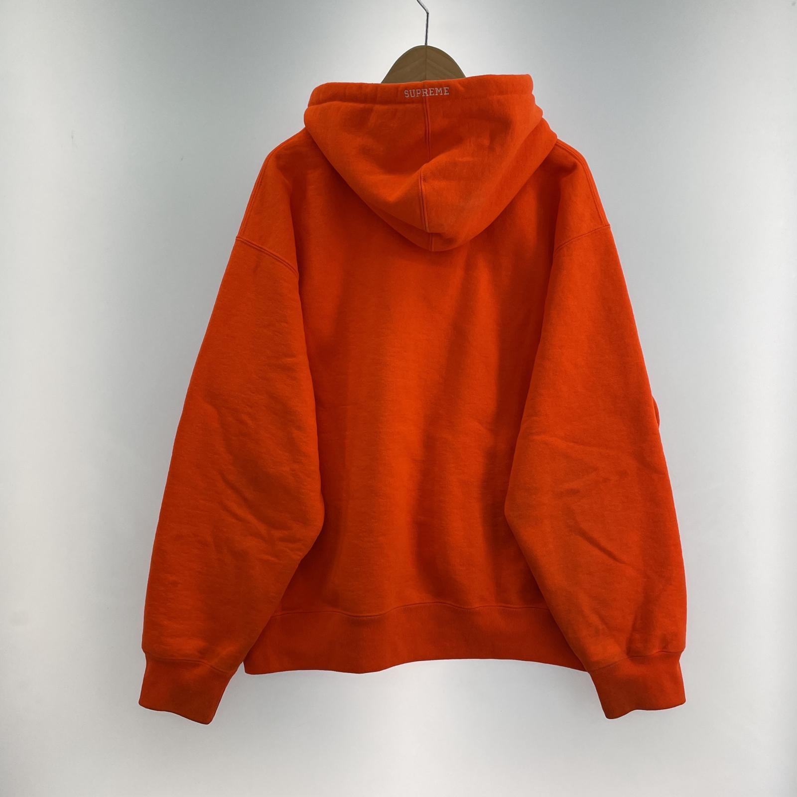 パーカー 24SS S Logo Zip Up Hooded Sweatshirt L オレンジ