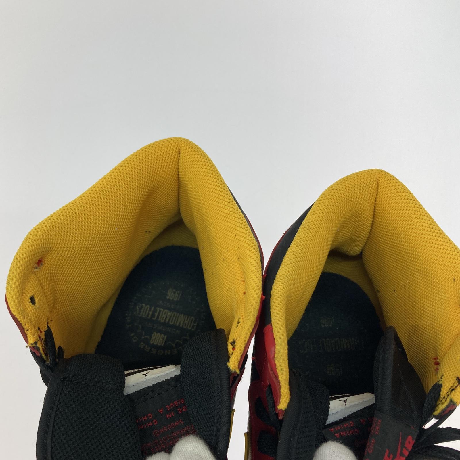 スニーカー AIR JORDAN 1 RETRO HUMAN 赤 28.5 28.5cm (US10 1/2 UK10 EU47)
