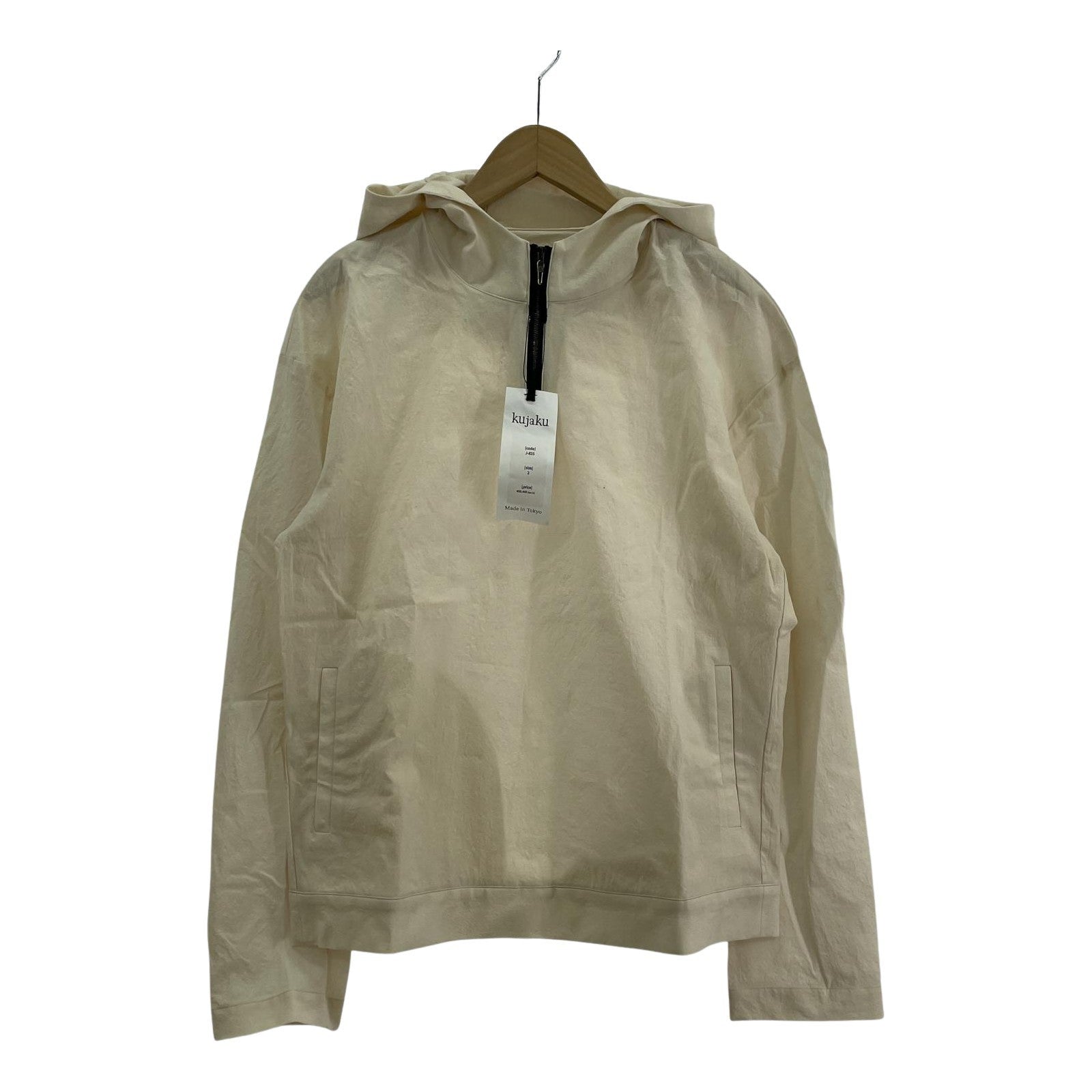パーカー 24SS anorak hoodie 白 2 ホワイト