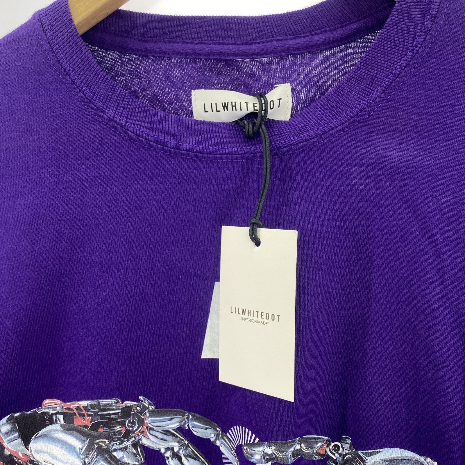 長袖Tシャツ LILWHITEDOT (M) M パープル